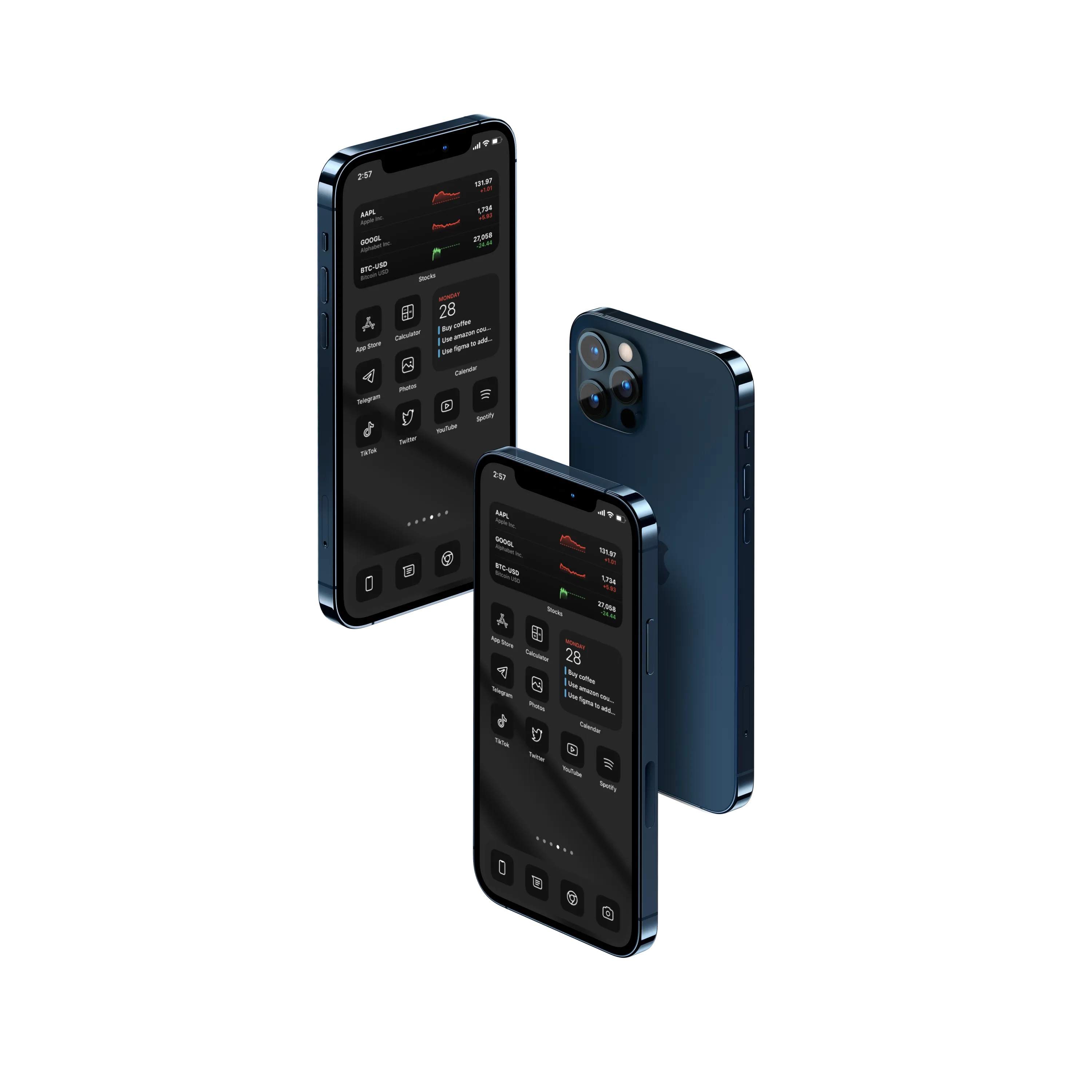 iPhone 12 Mockup Black